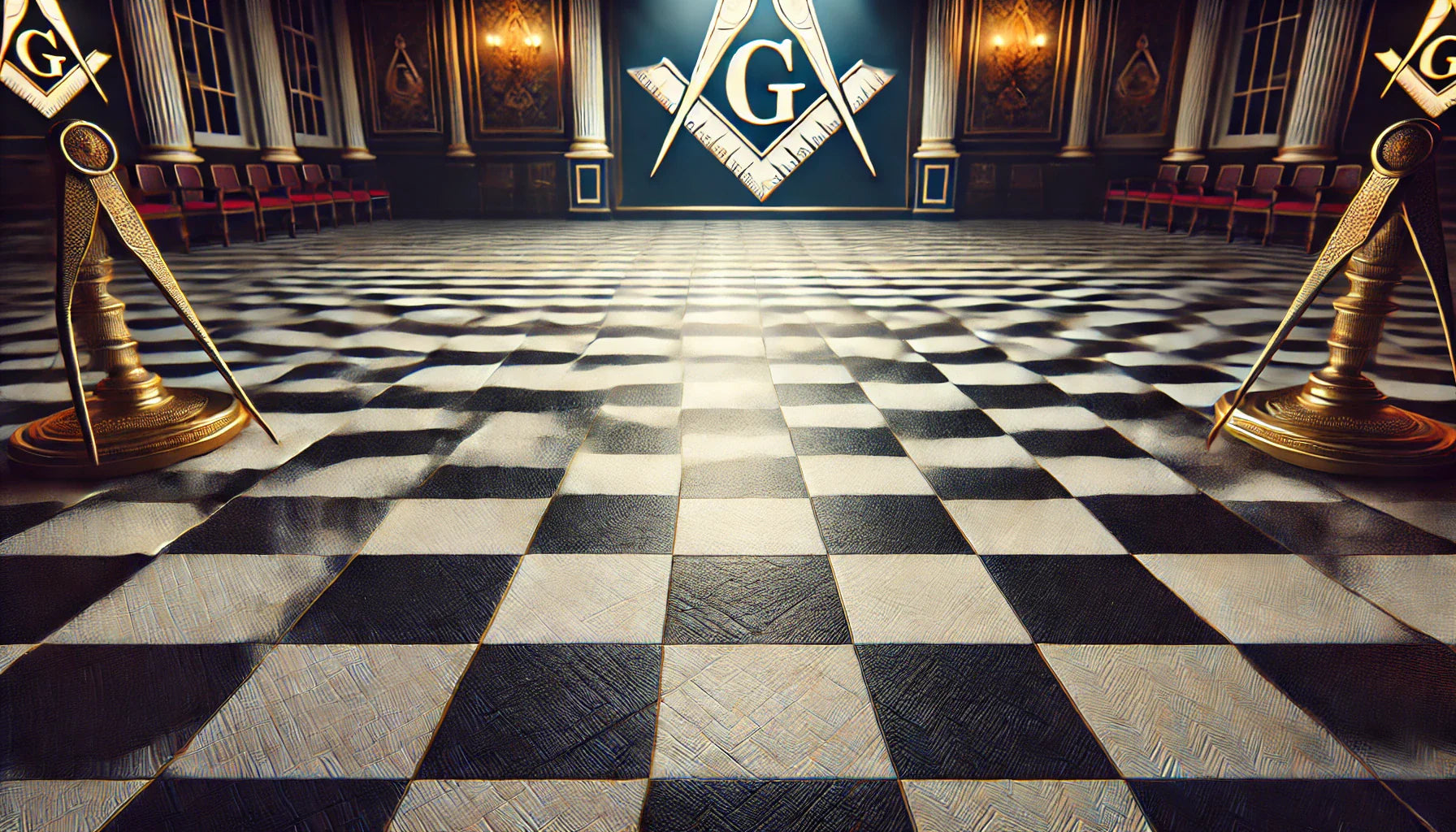 Le symbolisme du sol en damier en Franc-Maçonnerie : Dualité et Harmonie