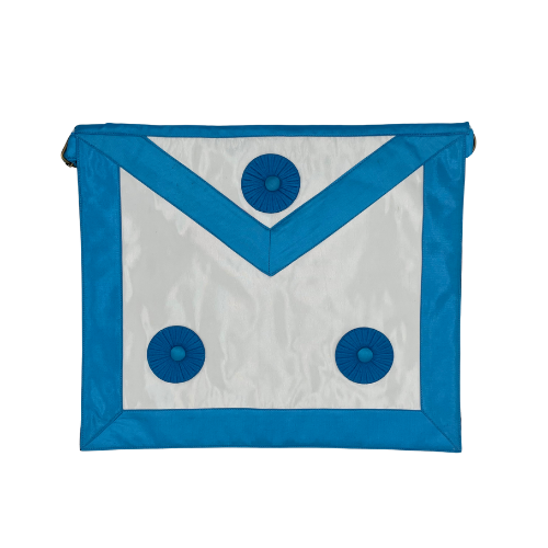Tablier Maître Rite Français Moderne — 3 Rosettes