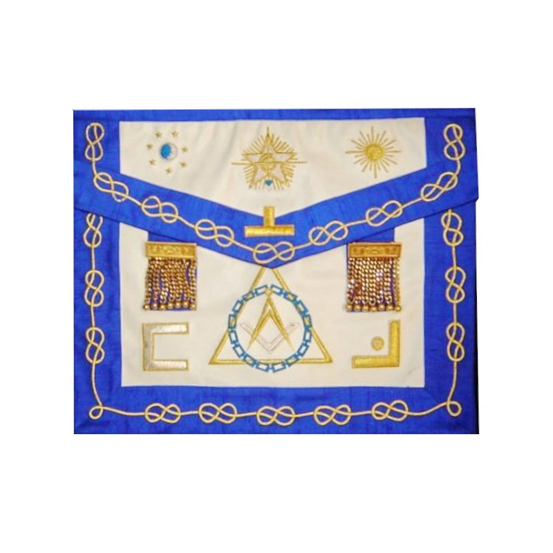 Tablier Vénérable Maître Élevé Rite Opératif de Salomon