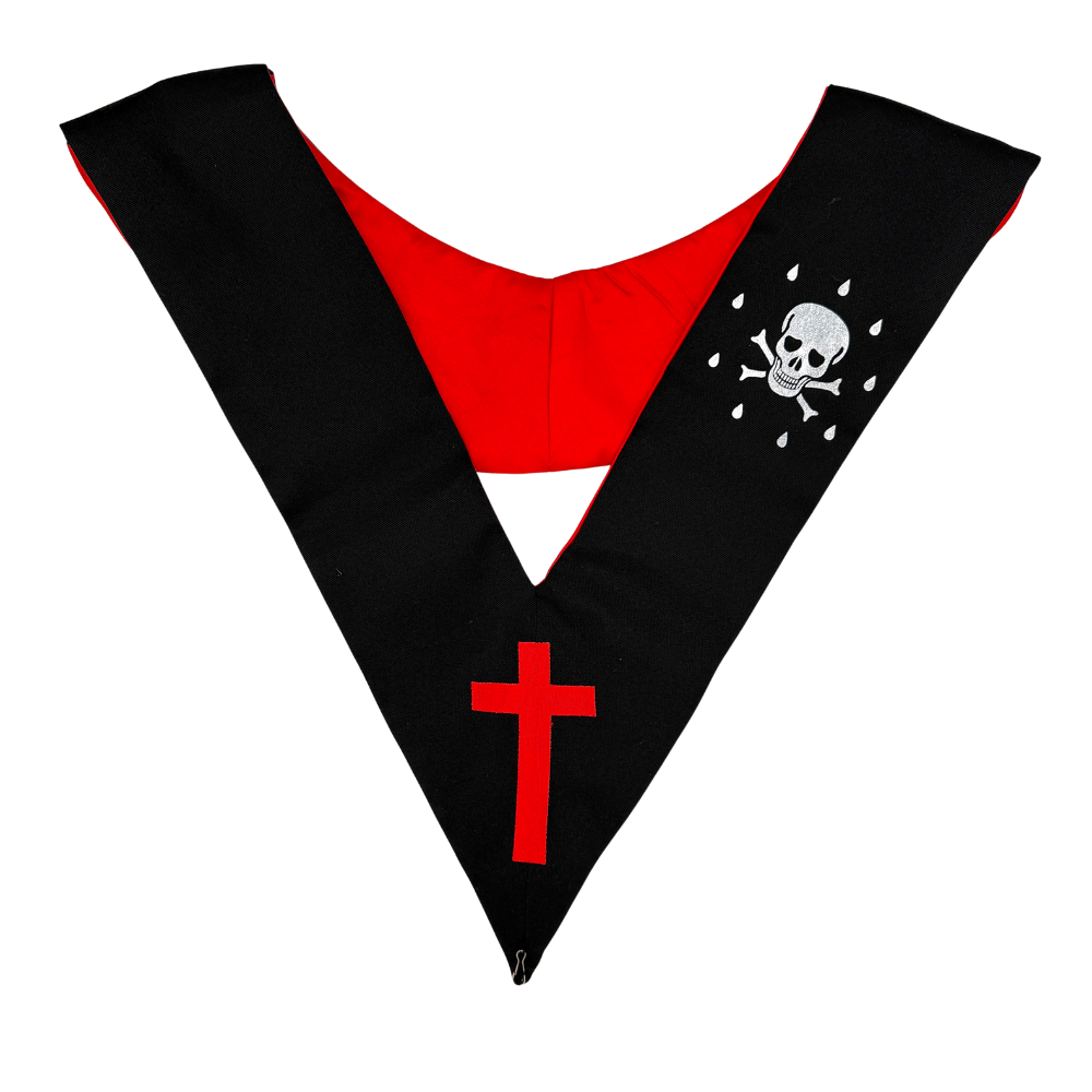Sautoir 18ème degré REAA - Chevalier Rose-Croix (croix latine)