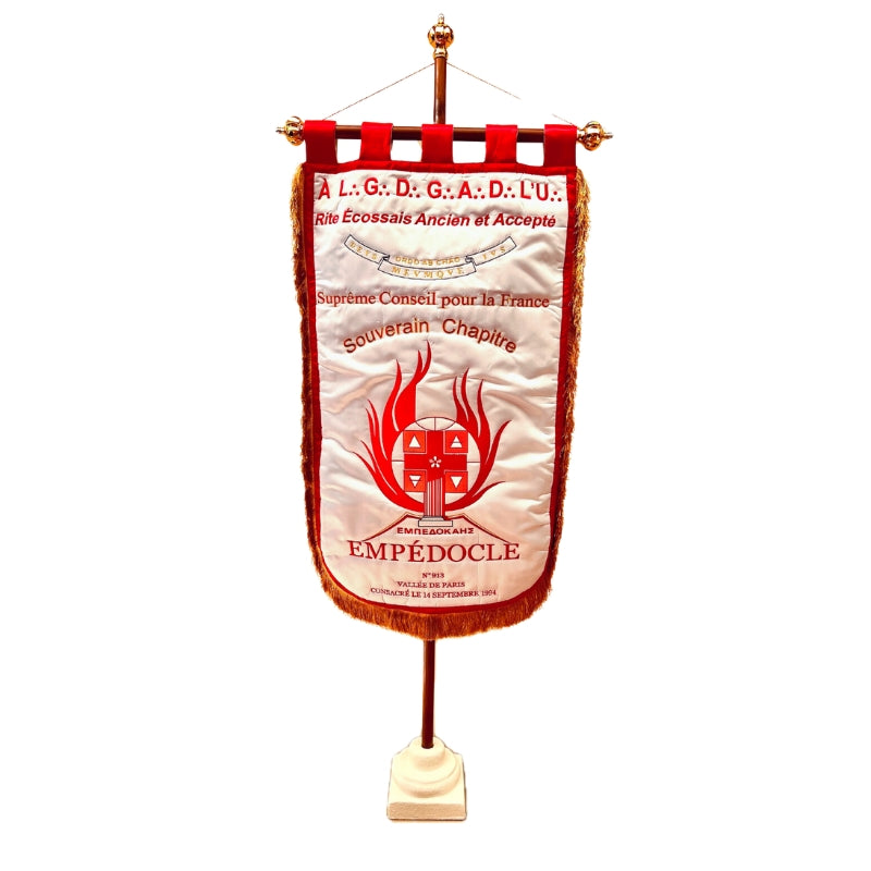 Support de bannière maçonnique