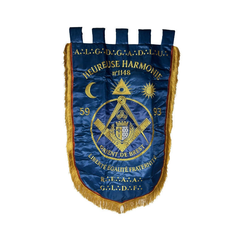 Bannière de loge sur-mesure (70 x 117cm)