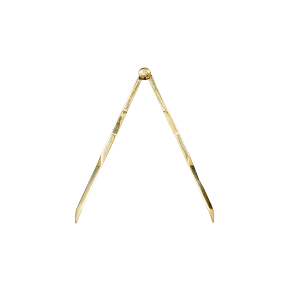 Compas Volume Loi Sacrée maçonnique - en airain