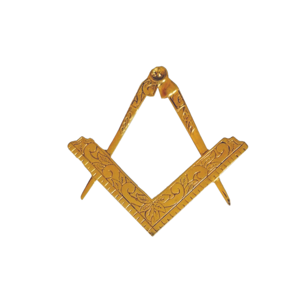 Bijou Équerre Compas - 1er degré (Apprenti)