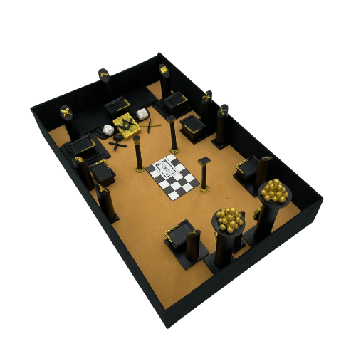 Reproduction Temple maçonnique - grand format