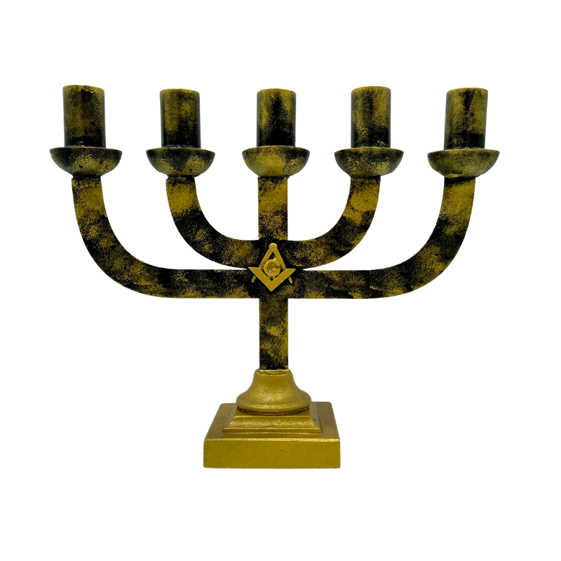 Chandelier maçonnique 5 branches