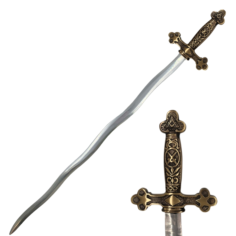 Épée flamboyante maçonnique - sans fourreau