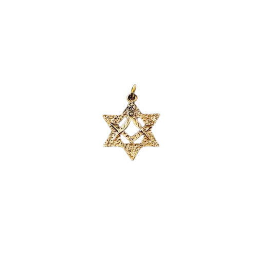 Pendentif Compas sur Équerre & Étoile