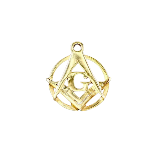 Pendentif Compas sur Équerre & Lettre G