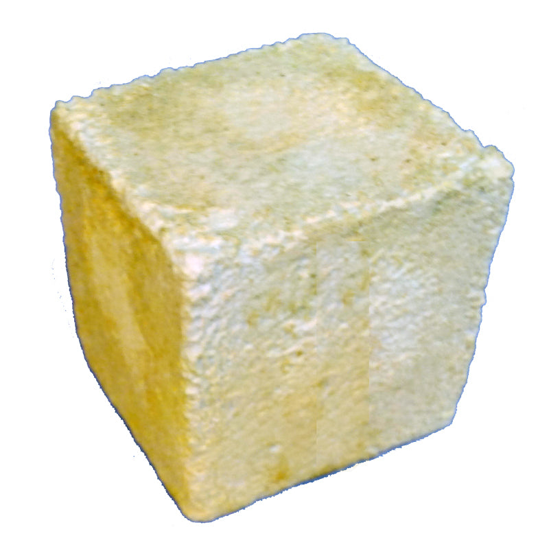 Pierre cubique maçonnique - en résine