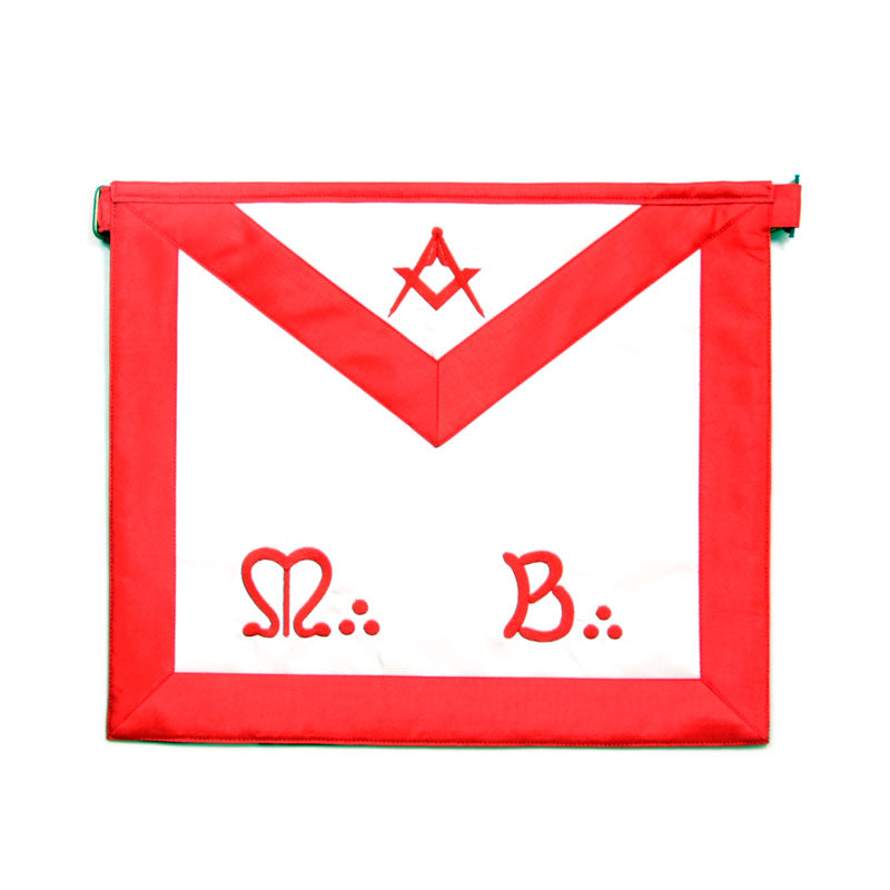 Tablier Maître REAA – Équerre Compas MB