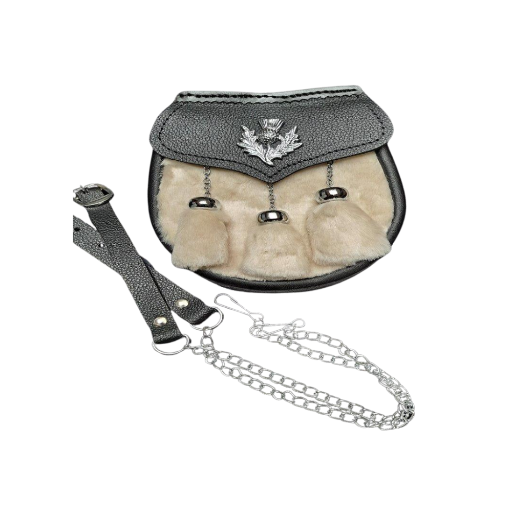 Sac en cuir pour kilt écossais - Rite Standard d’Écosse