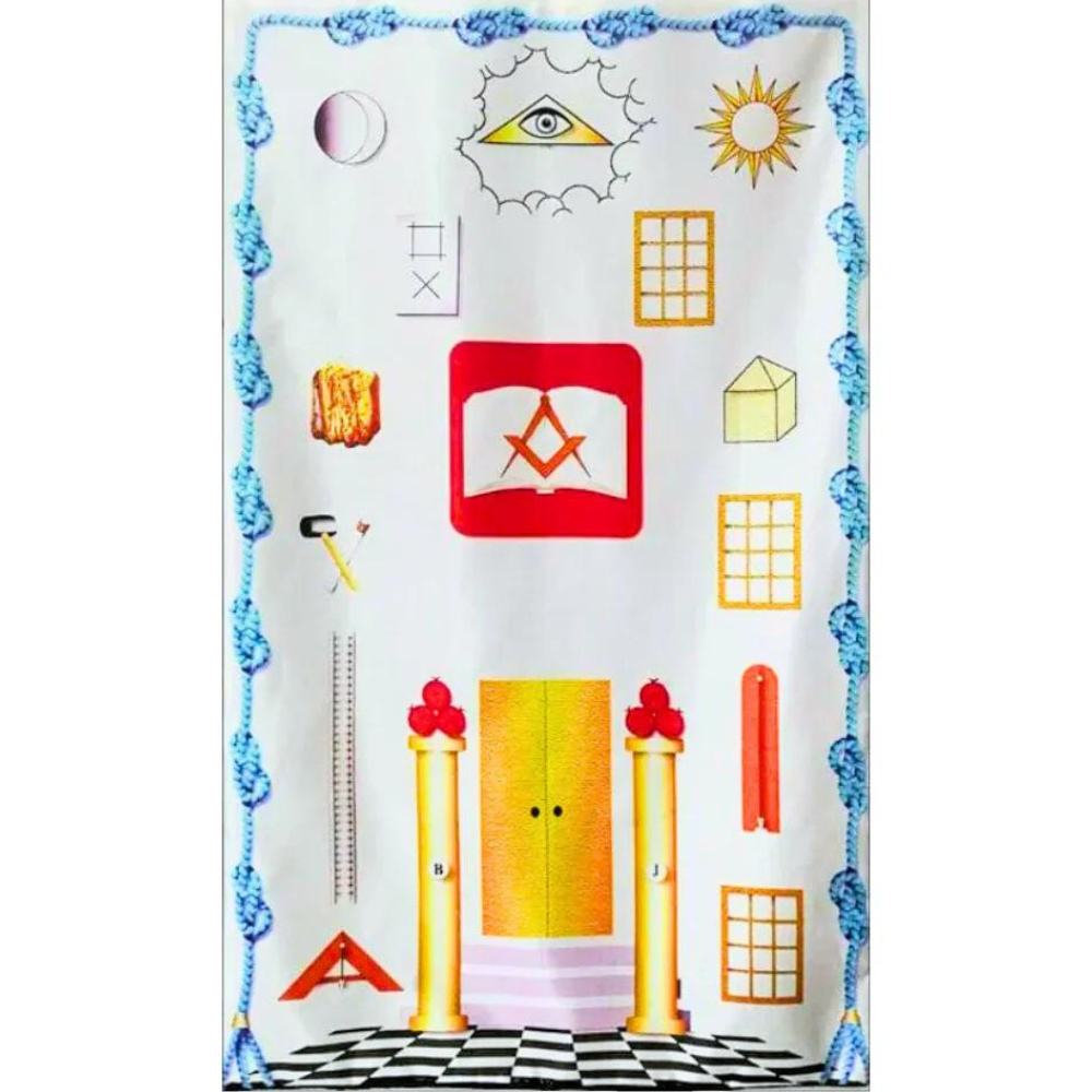 Tapis de loge maçonnique - 1er degré REAA