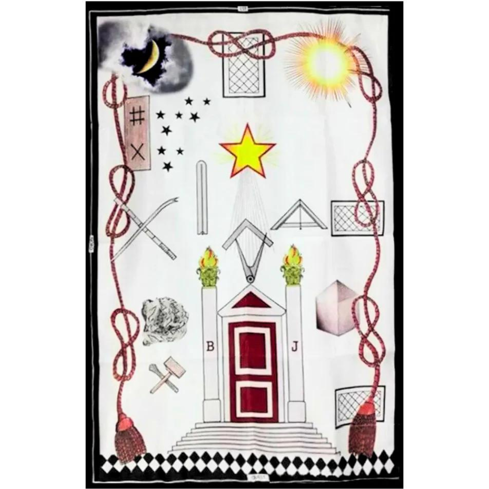 Tapis de loge maçonnique - 3ème degré REAA