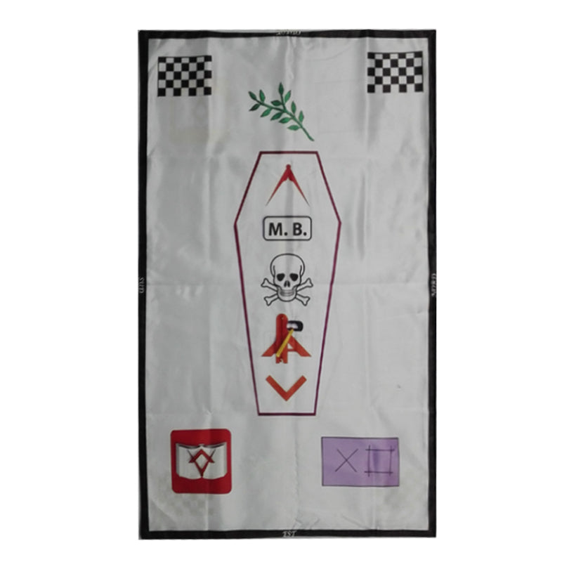 Tapis de loge maçonnique - 3ème degré REAA version Cercueil