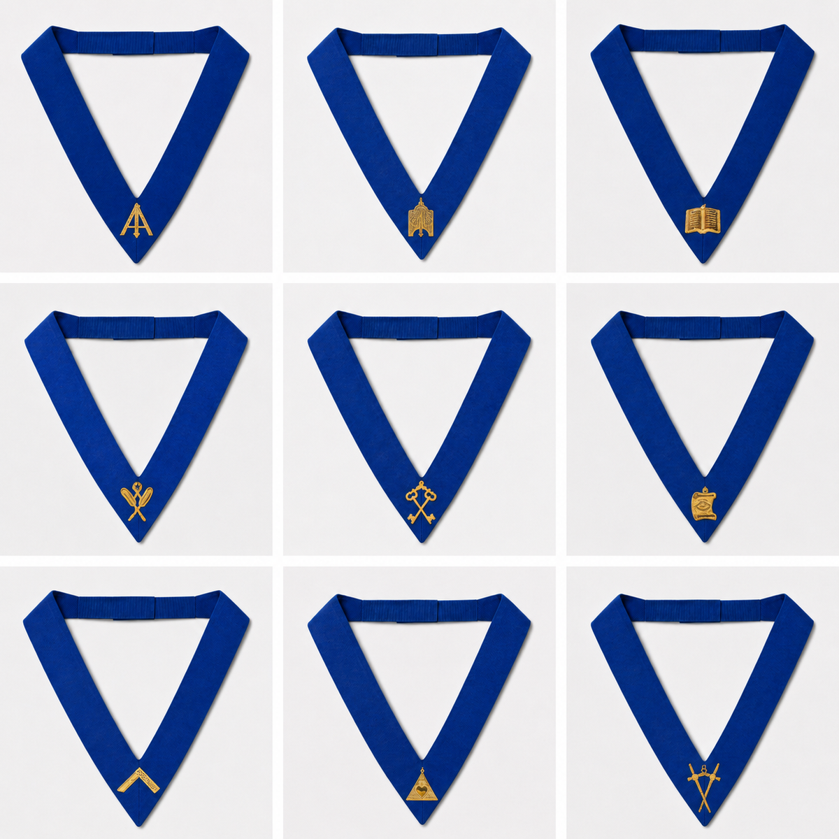 Ensemble collerettes officiers - GPDG