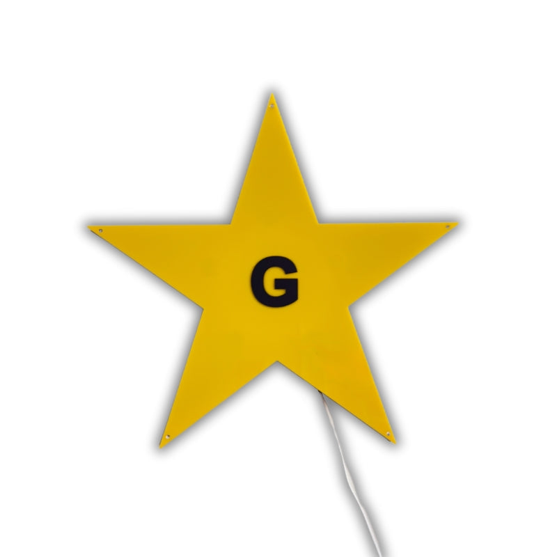 Étoile flamboyante maçonnique LED - électrique