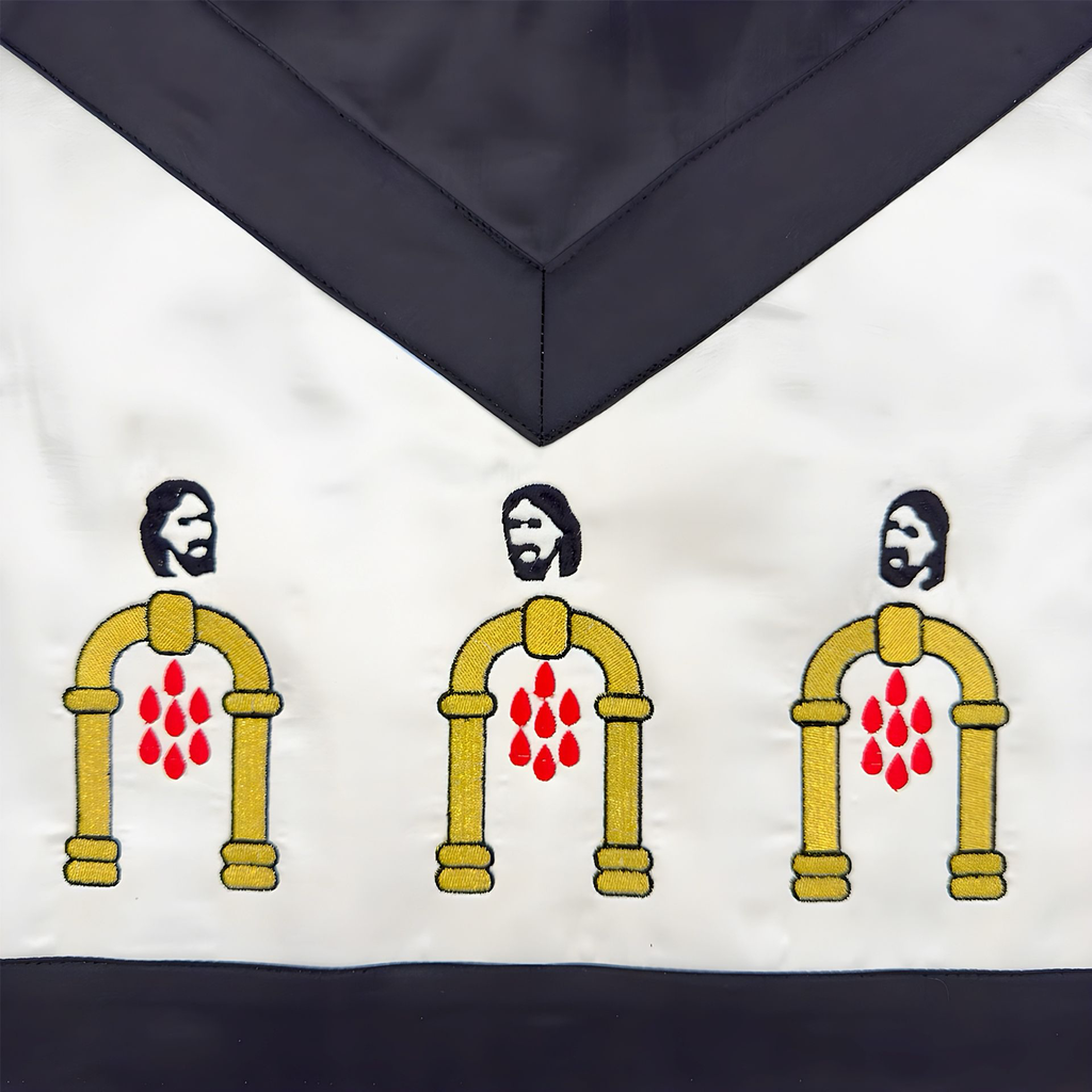 Tablier 10ème degré REAA - Maître Illustre des Quinze