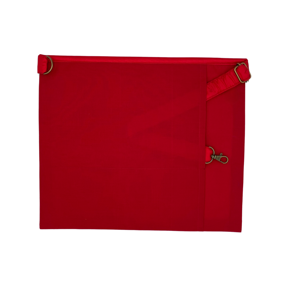 Tablier Maître Maçon REAA GLDF – MB Équerre Compas