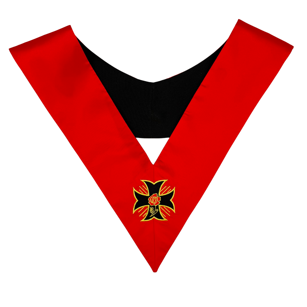 Sautoir 18ème degré REAA - Chevalier Rose-Croix (croix potencée)