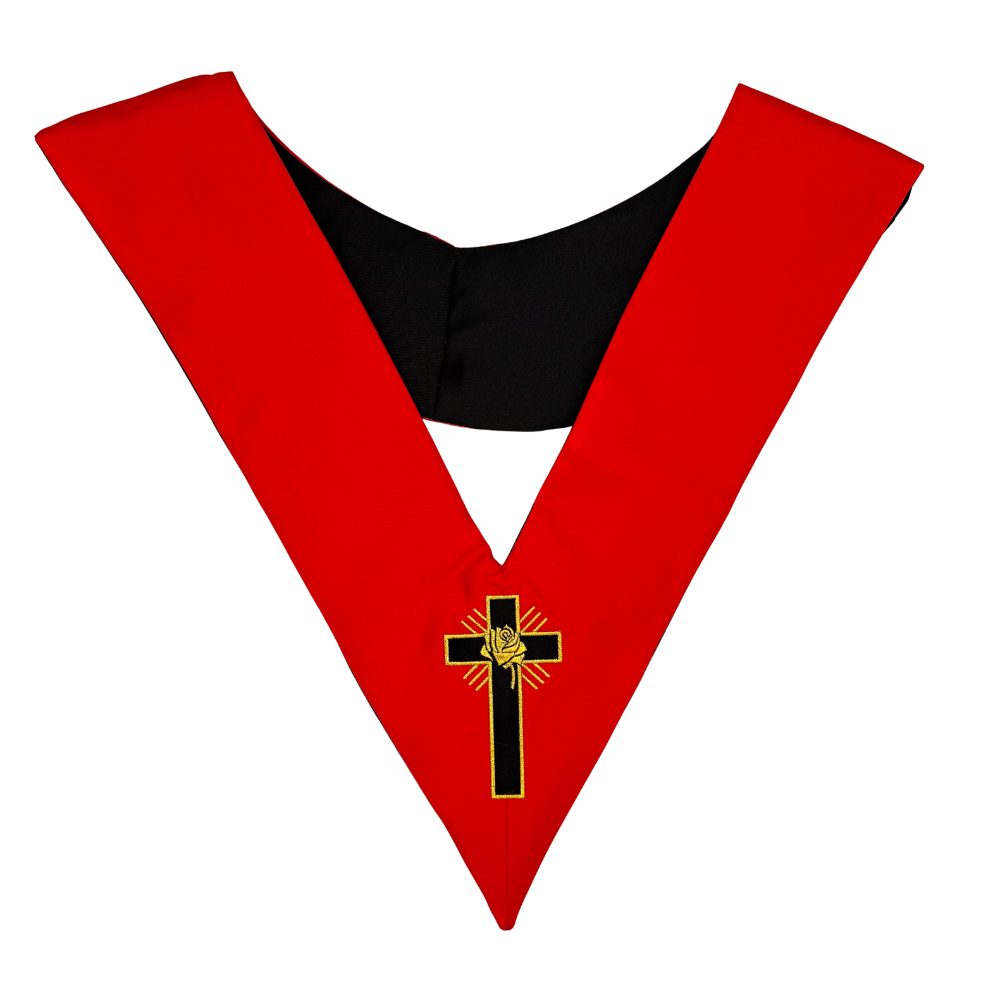 Sautoir 18ème degré REAA - Chevalier Rose-Croix (croix latine)