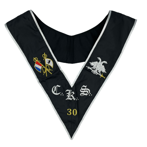 Sautoir 30ème degré REAA - Trois Fois Puissant Grand Maître Chevalier Kadosh