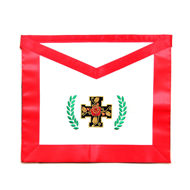 Tablier 18ème degré REAA - Chevalier Rose-Croix (croix potencée)