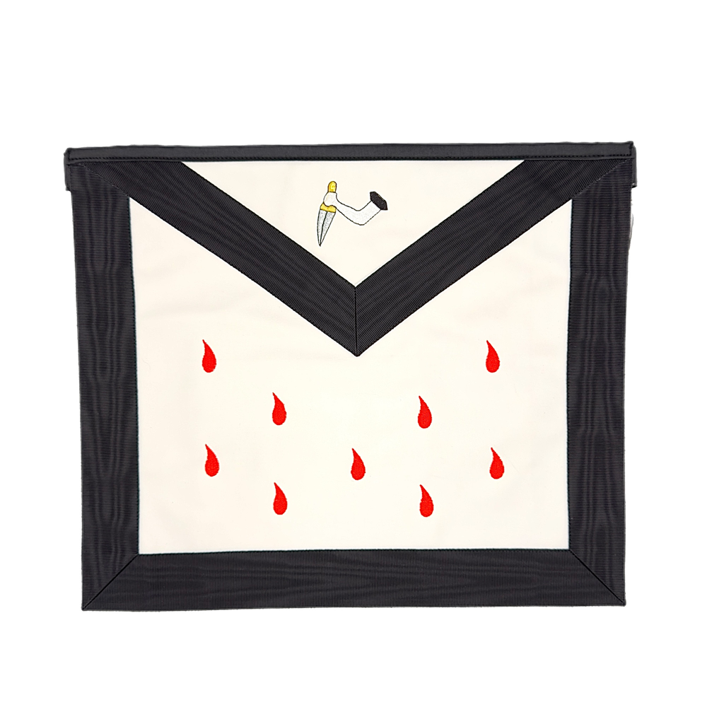 Tablier 9ème degré REAA - Maître Élu des Neuf