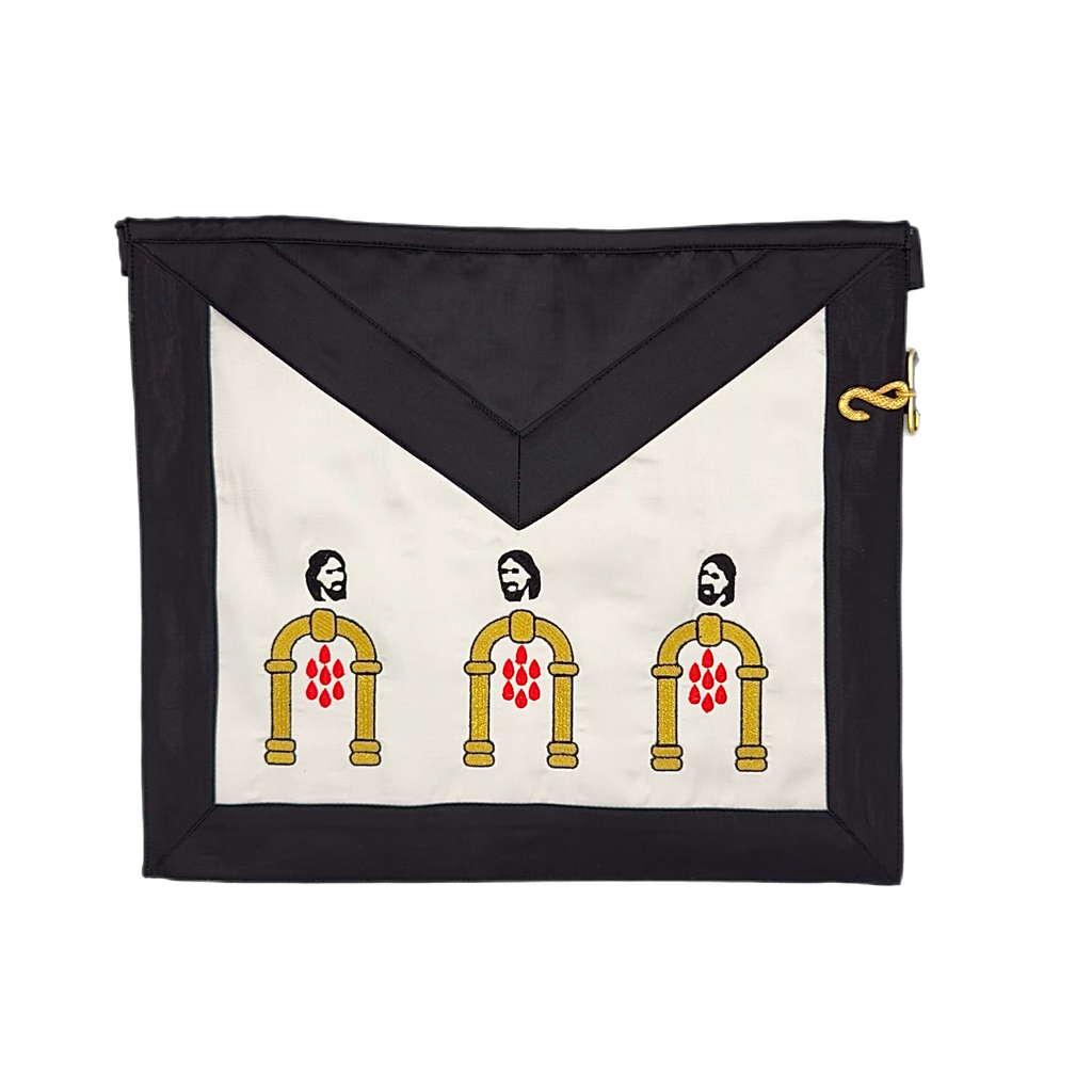 Tablier 10ème degré REAA - Maître Illustre des Quinze