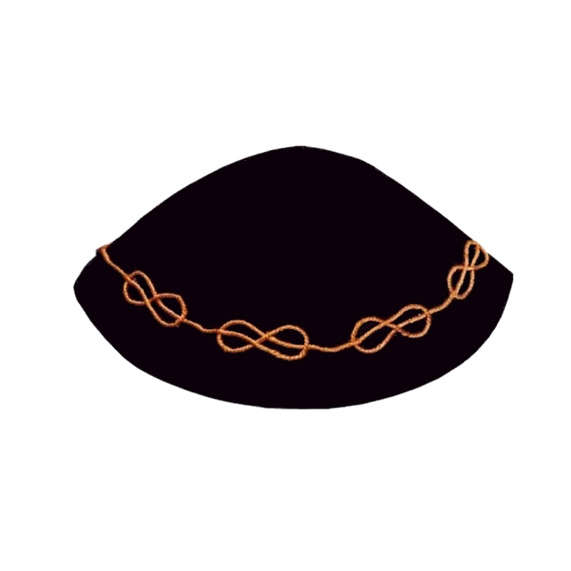 Kippa maçonnique - broderie Lac d'Amour
