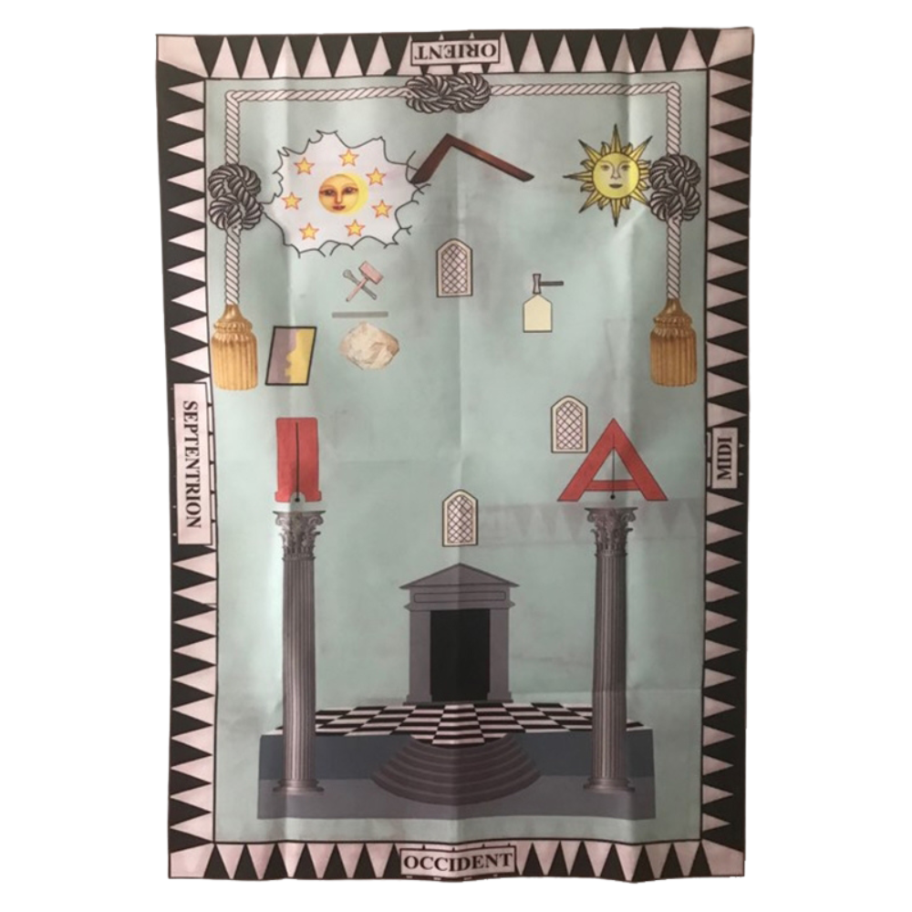 Tapis de loge maçonnique - 3ème degré