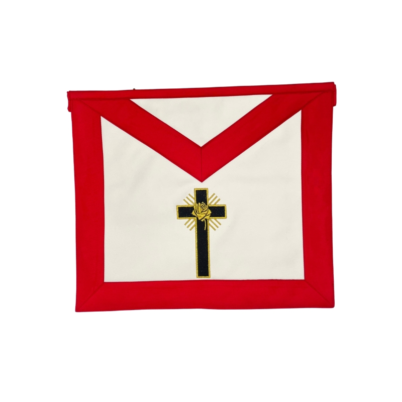 Tablier 18ème degré REAA - Chevalier Rose-Croix (croix latine)
