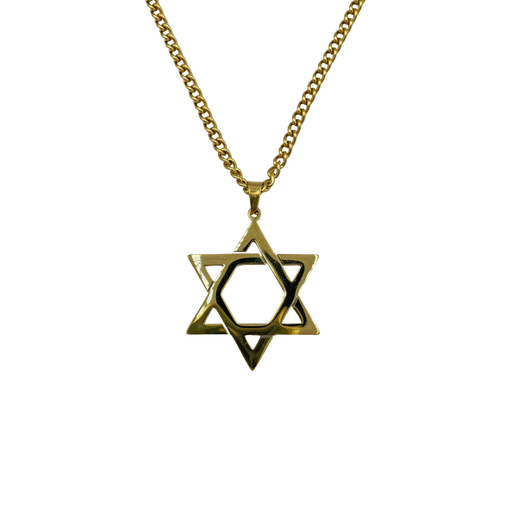 Pendentif Hexagramme + chaîne