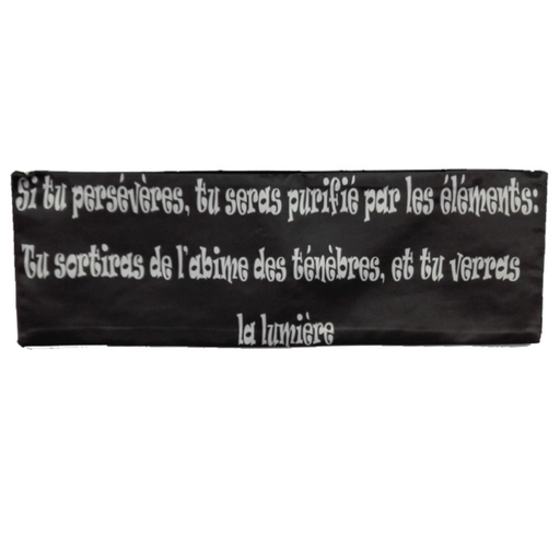 [BANDPERSEVERANCE] Bandeau "La Persévérence" - Sentence Maçonnique