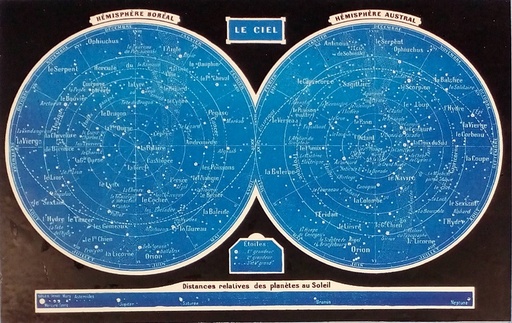 [ELELIEPLANISPCEL] Planisphère Céleste pour Élévation Loge Bleue