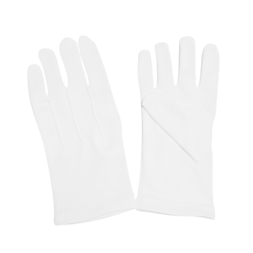 Gants Blancs en Coton 3 Plis